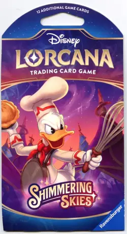 Disney Lorcana TCG Shimmering Skies Sleeved Booster Pack NEW FACTORY SEALED - Image 1