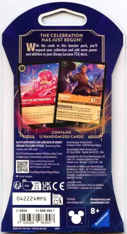 Disney Lorcana TCG Shimmering Skies Sleeved Booster Pack NEW FACTORY SEALED - Image 2