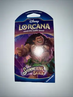 Disney Lorcana TCG *Shimmering Skies Sleeved Booster Pack* - Image 1