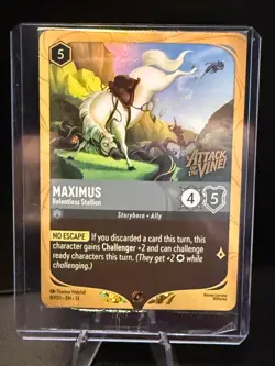 Maximus - Relentless Stallion 8 Disney Lorcana Promo Cards Holo - Image 1
