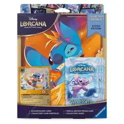 Disney's Lorcana TCG Winterspell Stitch Collection Starter Set 4 Booster Packs - Image 1