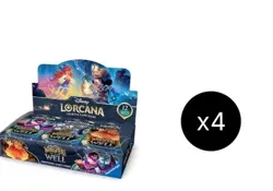Disney Lorcana TCG: Whispers in the Well Booster Box Case 4 Booster Boxes SEALED - Image 4