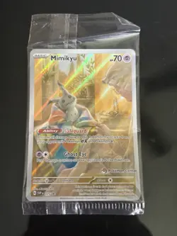 Pokemon Mimikyu SVP 075 Black Star Promo Paldean Fates Sealed Pokemon Center - Image 1