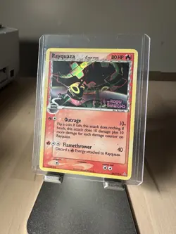 Pokemon Card: Rayquaza Delta Species 26/110 Holon Phantoms Reverse Rare TCG - Image 1