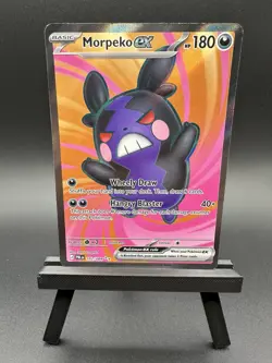 Pokemon Morpeko Ex Full Art Ultra Rare 102/084 Pitch Black Card NM 🔥 - Image 1