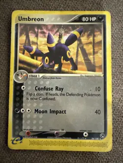 Pokemon Card - Umbreon Sandstorm 24/100 Rare - Image 1