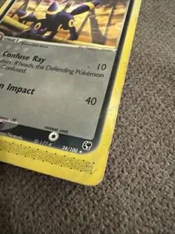 Pokemon Card - Umbreon Sandstorm 24/100 Rare - Image 4
