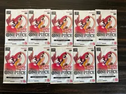Round 1 x One Piece Card Game Promo (ENGLISH) 10 SEALED PACKS in hand. - Image 1