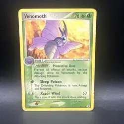 Pokemon EX Fire Red & Leaf Green 49/112 Venomoth Card - Image 1