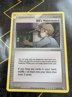 Pokemon Trading Card - EX FireRed & LeafGreen: Bill's Maintenance 87/112 D4 - Image 1