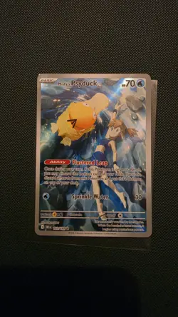 Misty's Psyduck Destined Rivals Illustration Card English, 193/182 - Image 1