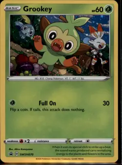 Grookey - Holo Promo SWSH: Sword & Shield Promo Cards SWSH070 NM - Image 1