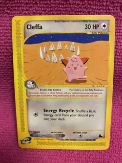 CLEFFA 48/144 SKYRIDGE Pokemon TCG e-Reader Card ENGLISH LP - Image 1