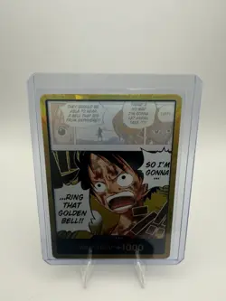 DON!! Card (Luffy) (Gold) Adventure on Kami's Island Foil - Image 1