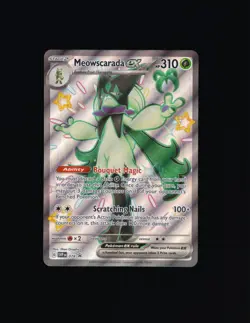 Meowscarada ex SVP 078 Jumbo Oversized Black Star Promo Pokemon TCG Card NM - Image 1