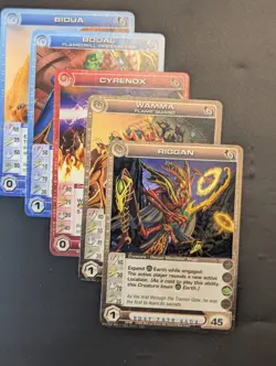 Chaotic Fire And Stone Promo Card Lot Of 10x Single Cards Pack Fresh/NM - Image 1
