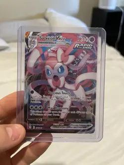 Sylveon VMAX 025/203 Evolving Skies Full Art Pokemon Card Mint NM - Image 1