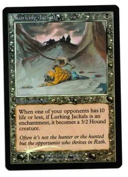 Magic the Gathering MTG Card: Lurking Jackals FOIL 62/143 Urza's Destiny! NM - Image 1