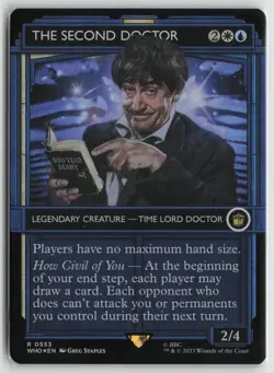 The Second Doctor Showcase LP Foil 553 Doctor Who Magic: The Gathering - Image 1