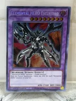 Yugioh Elemental HERO Escuridao BLAR-EN056 Secret Rare Near Mint 1st Edition - Image 1