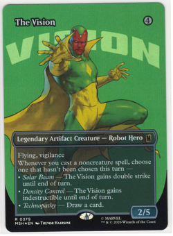 MTG The Vision Marvel Super Heroes MSH #379 R Foil NM HOT! - Image 1
