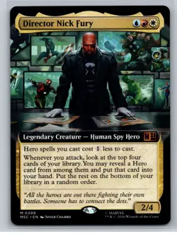 Commander: Marvel Super Heroes #399 Director Nick Fury (Extended Art) - Image 1