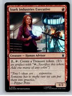 Marvel Super Heroes #153 Stark Industries Executive Foil - Image 1