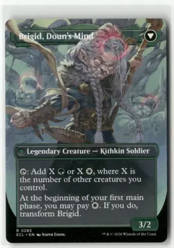 Brigid, Clachan's Heart Borderless Lorwyn Eclipsed MTG NM - Image 2