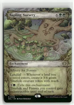 Sapling Nursery Showcase Lorwyn Eclipsed MTG NM - Image 1