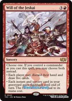 MTG - TDC - 40 - NM - Will of the Jeskai - Magic - Image 1
