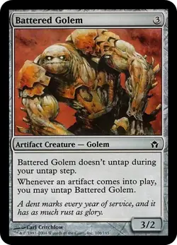 BATTERED GOLEM x1 mtg NM/NM- Fifth Dawn 1 Common - Image 1