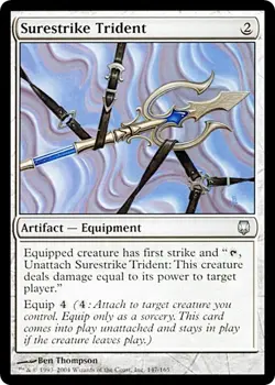 SURESTRIKE TRIDENT x1 mtg EX-NM Darksteel 1 Unc - Image 1