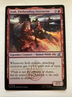 Iroh, Firebending Instructor (0240) Avatar: The Last Airbender Foil Magic mtg - Image 1