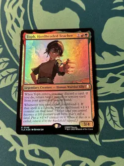 Toph, Hardheaded Teacher Foil Avatar Last Airbender TLA MTG Magic The Gathering - Image 1