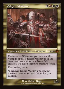 MTG Edgar Markov - Foil - Retro Frame, NM-Mint, English Innistrad Remastered - Image 1