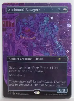 Arcbound Ravager (2105) [Near Mint] *Galaxy Foil* {Secret Lair Reprint} - Image 2