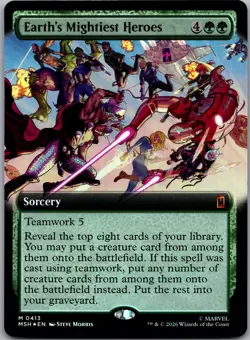 Earth's Mightiest Heroes (Extended Art) 413 Marvel Super Heroes Foil NM - Image 1