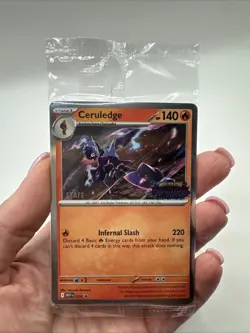 Sealed STAFF Mega Evolution Phantasmal Flames Promo Prerelease Pack 4 Pokemon - Image 4