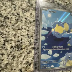 Spheal 199/191 Illustration Rare SSP EN Surging Sparks Pokemon Card Near Mint - Image 2