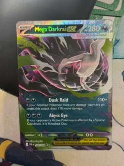 Mega Darkrai ex 048/084 ME05 Pitch Black Holo Double Rare Pokemon NM-MT - Image 1