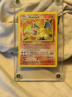 Wizards of the Coast Charizard 4/102 Base Set Holo Rare English 1999 120 HP - Image 1