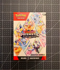 Pokemon Scarlet Violet Prismatic Evolutions 6 Booster Packs Bundle NEW SEALED - Image 1