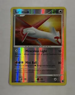 Pokemon Latias 22/106 Reverse Holo Rare Card LP Great Encounters TCG Light Play - Image 1
