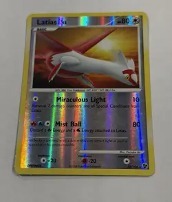 Pokemon Latias 22/106 Reverse Holo Rare Card LP Great Encounters TCG Light Play - Image 2