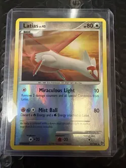 Pokemon Latias 22/106 Great Encounters Reverse Holo Rare Basic 80 HP - Image 1