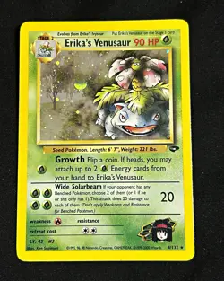 Pokemon TCG Erika's Venusaur 4/132 Gym Challenge Unlimited Holo Rare 90 HP Eng - Image 1