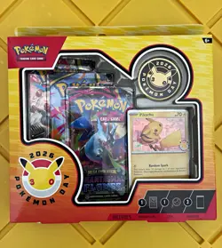 Pokemon TCG Pokemon Day 2026 Pikachu Collection Box Sealed - Image 1
