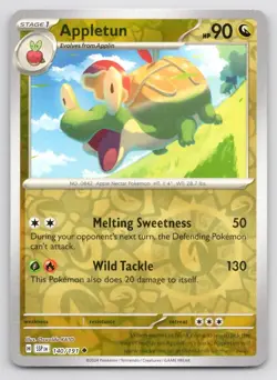 Pokemon Appletun Surging Sparks SSP UC REVERSE HOLO 140/191 NM - Image 1
