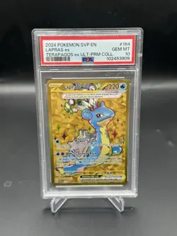 2024 POKEMON SVP ULTRA-PREMIUM COLLECTION PROMO #164 LAPRAS EX PSA 10 - Image 1