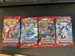 Pokemon TCG - Sun & Moon Crimson Invasion - Booster Pack - Factory Sealed 820650802492 - Image 1